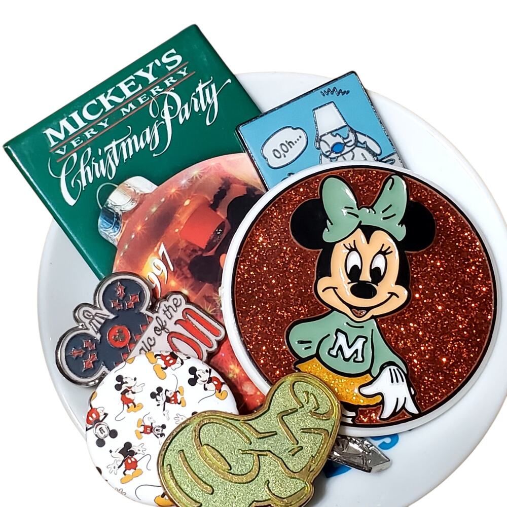 Vtg Walt Disney World Small Trinket Pin Lot